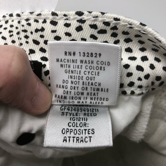 GRLFRND Reed High Rise Skinny Jeans Sz 25/26 NWT Animal Spotted Print USA - Picture 12 of 12